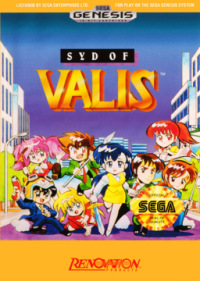 SD Valis JP Sega Mega Drive JP box art